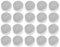 Connex Neodym-Scheibenmagnet - Ø 5 x 2 mm - 20 Stück im praktischen Set - Extra starker Magnet - 0,8 kg Haftkraft - Für Haushalt, Werkstatt & Hobby / Powermagnet / Mini-Magnet / DY7100001