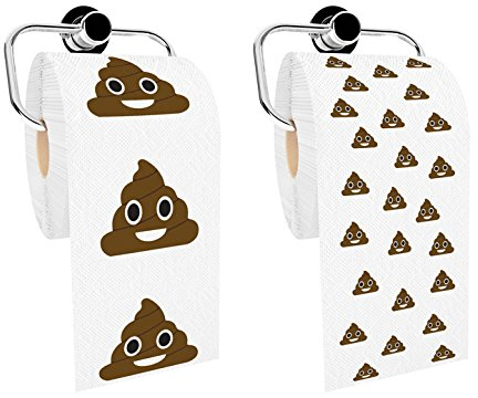 Toilettenpapier EMOJI KACKHAUFEN 20m