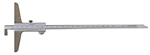 Tiefen-Messschieber/Schieblehre mit umsteckbarer Stange und Haken, Nonius 1/20 = 0,05 mm(200 mm)