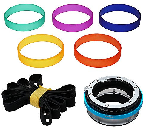 ArtFX ColorFlare: Light Leak/Flare Inducing Adapter - Compatible with Nikon F-Mount (G-Type) Lenses to Micro Four Thirds (MFT) Mount Mirrorless Cameras