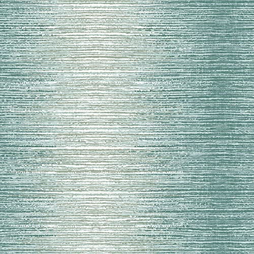Midas 65443 Papier peint décoratif Motif rayures Bleu sarcelle