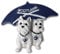 Scottish Themed Fridge Magnet Saltire Umbrella With Two Westie Dogs Souvenir Gift From Scotland West Highland Terrier