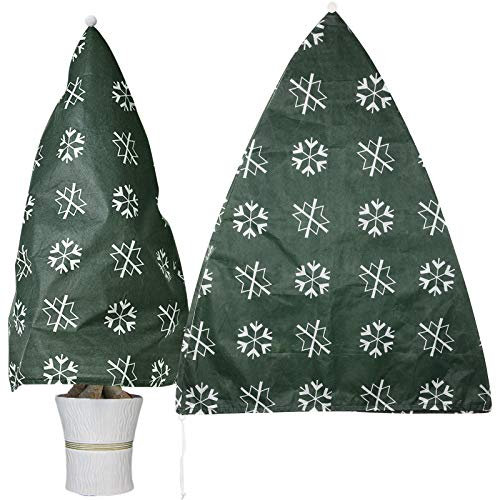 GeeRic Winterschutz für Pflanzen Winterschutz Kübelpflanzensack, stark, 110 x 90 cm