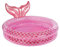 Aufblasbares Swimmingpool,Schwimmbecken,2 Ringen Planschbecken,Aufblasbarer Pool, Kinderpool,Babypool,Tragbare Badewanne,Kinder