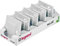 LEGRAND Pack 5 Interruptores Conmutador 10A Gama Niloé Monobloc, Mecanismos Completos con Marcos, Color Blanco, 396431