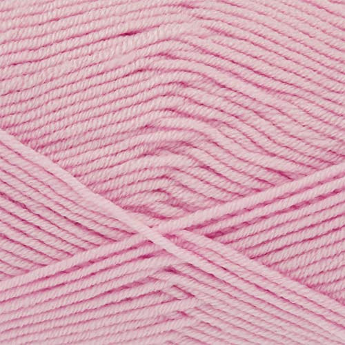 King Cole Cherished Baby Pelote de laine à tricoter 4 plis en acrylique Rose pâle 5085 100 g