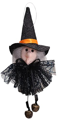 Rianpesn Halloween-Hexe- -Puppe,Halloween Zwerge Puppe Dekoration - Halloween-Zwerge, Puppen-Ornamente für Türen, Wände, Bäume oder Veranden, Dekoration für Kinder