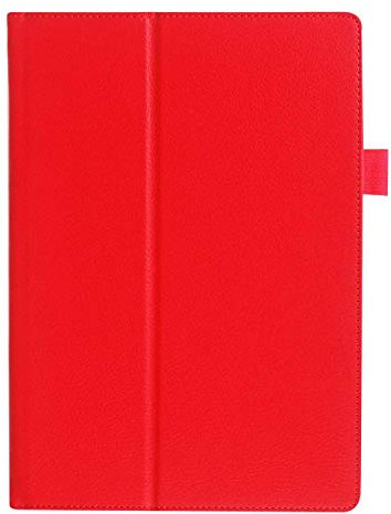 Compatibile con ASUS ZenPad 10 Z300 Z300C Z300CL Z300CG Z300M Z301 Z301ML 10.1 Custodia for tablet Flip Custodia in pelle PU Sveglia automatica (Color : Red)