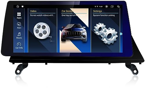 DDKUS Autoradio Android 13 para BMW X5 X6 E70 E71 2007-2010 CCC Sistema, 10,36 Pulgadas BLU-Ray de Pantalla táctil del Coche GPS Navigator Radio Stereo 8-Core 6GB RAM 128GB ROM con Sistema iDrive
