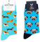 TwoSocks Weihnachtsmann Socken Herren & Damen lustige und witzige Strümpfe als Geschenk, Baumwolle, Einheitsgröße (Hunde Liebe)