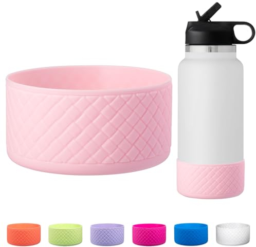 VGHNQ Silicone Boots for Hydro Sport Flask 32 oz 40 oz, Bottom Boot Protector Sleeve Cover for Hydro Sport Flask Water Bottle Accessories (Fits Hydro 32oz-40oz Bottles)