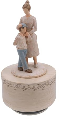 Oshhni Muttertagsgeschenk-Spieluhr, Spieluhr für Mütter, Heimdekoration, Tischdekoration für Geburtstagsgeschenke, Mutter Sohn