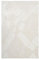 Tesso Living Weicher Hochflor Teppich im Vintage-Look – 80 × 150 cm – Weiß Shaggy-Design mit Berbermuster – Boho & Scandi Stil – ideal für Wohnzimmer & Schlafzimmer