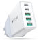 USB C Wall Charger,50W Fast USB C Charger Block,Hohosb 5-Port PD+QC Power Adapter Charging Box Brick for iPhone 15 14 13 12 11 Pro Max,iPad,Google Pixel,Samsung Galaxy and More-White