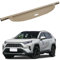 XQNNNBBB Auto Laderaumabdeckung Kofferraum für Toyota RAV4 RAV-4 2019 2020 2021 2022, Laderaumabdeckung Kofferraum Schutz Abdeckung Cargo Cover Ersatz Zubehör,Beige