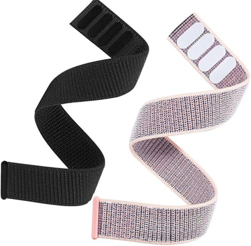 OTOPO 20mm Loop Nylon Armband für Fenix 6s/Fenix 5s/Fenix 7s, Ultraleichtes Schnell Trocknen Schleife Waschbar Uhrenarmband für Garmin Fenix 5S 6S 7S