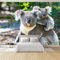Fototapete 3D Tier Koala 300x210 cm Vliestapete Wandbild Fototapeten Vlies Tapeten Wandtapete Schlafzimmer Wohnzimmer Kinderzimmer Moderne Wanddeko