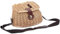 KDAMGOQE Cesta de Pescado de Pesca Cesta de Pescado de Mimbre con Tapa y Correas Ajustables Cesta de Pescado de Pesca clásica de Pesca para Pescado capturado, Canasta de Mimbre Vintage para Picnic