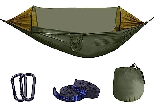BEALIFE Hamacs 280 140 cm Camping Hamac Hamac avec Moustiquaire Portable Tente Suspendue Chaise Suspendue pour Les Campeurs en Plein Air