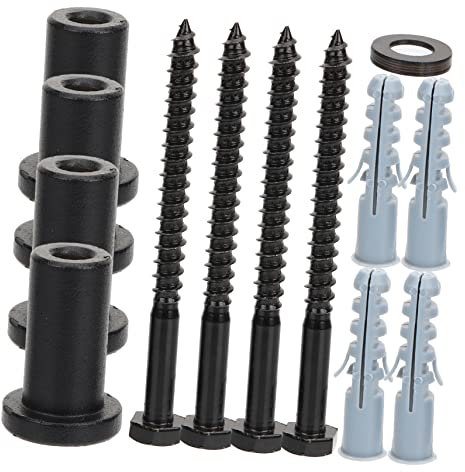 jojofuny Kit di Riparazione per Binario Porta Fienile Ferramenta per Binario Porta Scorrevole Distanziali in Acciaio al Carbonio Connettore per Binario Porta
