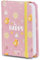Mitama Taccuino Grafica Smile, Rosa, Copertina Rigida - Taccuino Notes - 8 x 11 cm - 250 pagine - Formato Tascabile