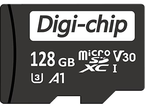 Digi-Chip 128GB Micro SD Memory Card for Lenovo Tab P11, P12, M8, M10, M11 Tablet PCs Class 10 UHS-1 MicroSD | Compatible with M11, Class 10 UHS-1, apps photos videos and file storage