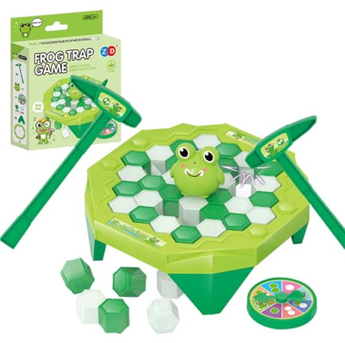 Speichern Sie das Pinguin Brettspiel, Pinguin Eisbrecher Spiel Spielzeug, Pinguinfalle Spiel, Pinguin Drop Challenge,Interaktives Eltern-Kind-Kinder Desktop Spielzeug Für Kinder ab 3 Jahren (Frosch)