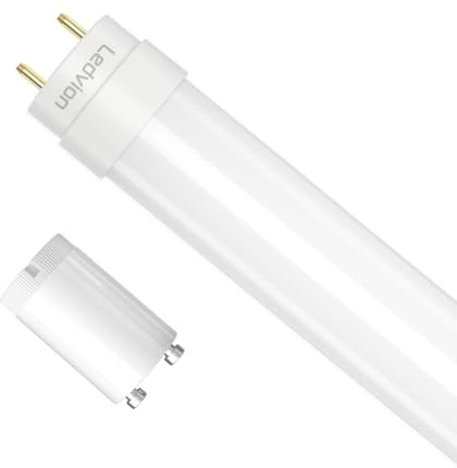 Ledvion LED Röhre 120cm 18W 4000K 100lm/W | Inklusive LED Starter fuer schnellen Austausch in Garage Werkstatt und Keller