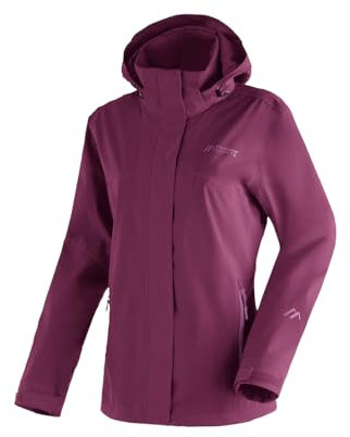 Maier Sports Metor Rec W, Damen Outdoorjacke, Wasserdichte Wanderjacke mit sportlichem Schnitt, PFC-frei, Silverplus Netzfutter & mTEX Wetterschutz
