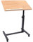Stehpult Standing Desk Laptoptisch Höhenverstellbar Stehpult Höhenverstellbar Schreibtisch mit 360° Drehfunktion, Höhenverstellung und Festen Rollen, 60x41x58 cm