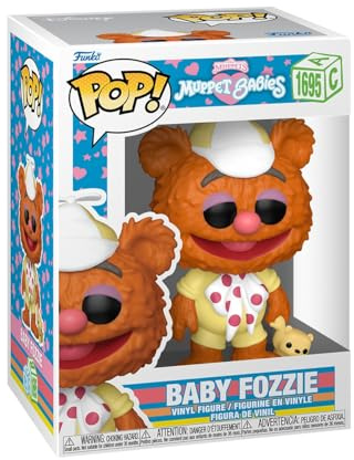 Funko POP! Disney: Muppet Babies (1984) - Baby Fozzie | Offizieller Fanartikel und Merch - Vinyl Sammelfigur als Regal Deko - Geschenkidee zum Geburtstag für Fans und Sammler