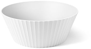 BLIMPLUS - Ciotola Nettuno XL Arctic White Ø 30cm - Insalatiera Famiglia XXL - Made in Italy