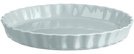 Emile Henry Made in France Ceramic TART DISH - 11.6 x 1.6, Foam