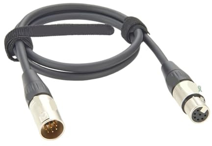 NIWPPKIMX Câble de Microphone à Tube XLR à 7 broches, câble d'extension XLR mâle à femelle, câble de connecteur Audio XLR for Microphone et Audio