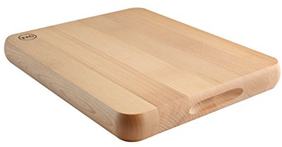 T&G 'TV Chef's' Chopping Board with Finger Grooves in FSC Certified Oiled Beech, Medium, 38 x 30.5 x 4 cm