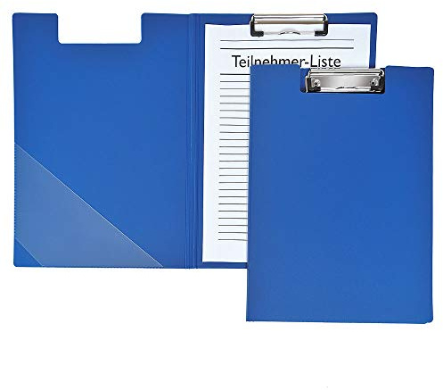 Klemmbrett-Mappe, Standard, blau,10 Stück