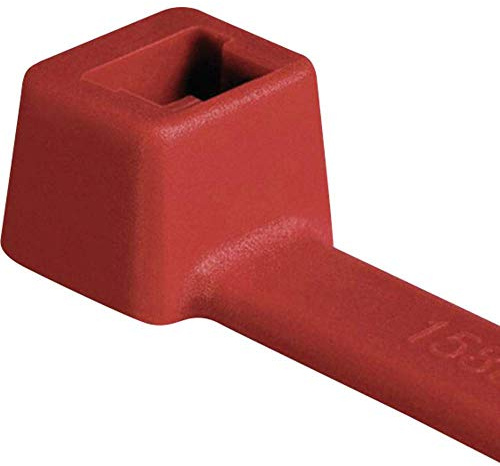 HELLERMANN TYTON 116-08012 Polyamide Red 100 Piece Cable Ties (21 cm, 4.7 mm, 1.3 mm, 100 Pieces)