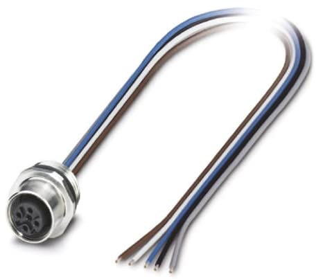 PHOENIX CONTACT SACC-E-M12FS-5CON-PG9/0.5 VA Wunddurchführung, 5 Polig, 0.5m TPE-Litze, 5 x 0.34mm²