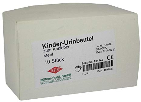URIN AUFFANGBEUTEL f.Kinder steril 100 ml 10 St