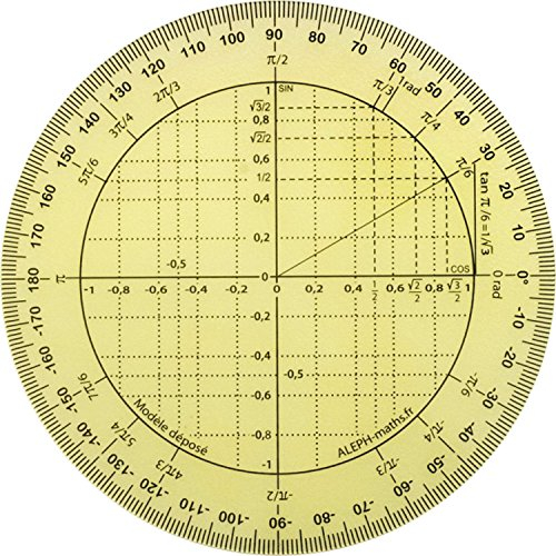 Aleph goniometro rapportatore trigonometrico, 11 cm
