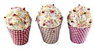 DISOK '24 Weihnachtskugeln Weihnachtsschachteln in Form von Glas Eiscreme Cupcake-Boxen geschenkboxen für Erinnerungen an Hochzeit