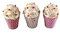 DISOK '24 Weihnachtskugeln Weihnachtsschachteln in Form von Glas Eiscreme Cupcake-Boxen geschenkboxen für Erinnerungen an Hochzeit