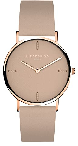 LIEBESKIND BERLIN Damen Analog Quarz Uhr mit Leder Armband LT-0202-LQ