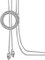 Mecool Collar largo de suéter con colgante circular | Collares largos para mujer | Colgantes para mujer | Bisutería | Joyería de moda para mujer, Aleación, cristal de imitación (vidrio)