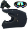 ZJRA Jugend Motorradhelme,Kinderfahrradreithelm,Junge Und Mädchen, Roller Ski ATV Helm,DOT/ECE-Zertifizierung,Geeignet Für Alle Jahreszeiten,8,S