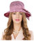 Sombrero de Boda con Flores de Cordón y Lazo Grande para Mujer, Gorro Nupcial para Vestido de Novia, Tocado de Iglesia Derby para Fiesta de Té, Talla única (Lila)
