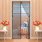 LZHBD Tenda Zanzariera Magnetica Finestra, 110x240 cm Tende per Porte Francesi di Maglia, Chiusura Automatica Adsorbimento Magnetico Totalmente Magnetica, per Porte da Balcone Cantine Terrazze - Nero