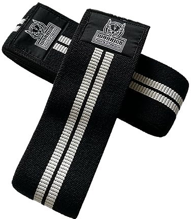 Paire de Bandes de Genoux Souple 2 mètres | Bande de Protection Genoux | Musculation | Fitness | Bodybuilding | Powerlifting | Tout Niveau | Bandes de Squat Souple Warrior Gear