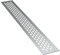 sossai® Griglia di ventilazione in alluminio - Alucratis (1 pezzo) | Rettangolare - dimensioni: 44 x 6 cm | Colore: inox | areazione