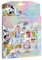 Disney Stickerset – 3 Bögen mit über 50 Stickern, wunderschöne Disney Sticker mit Glitzer Effekt, Motive der Figuren aus den besten Disneyfilmen